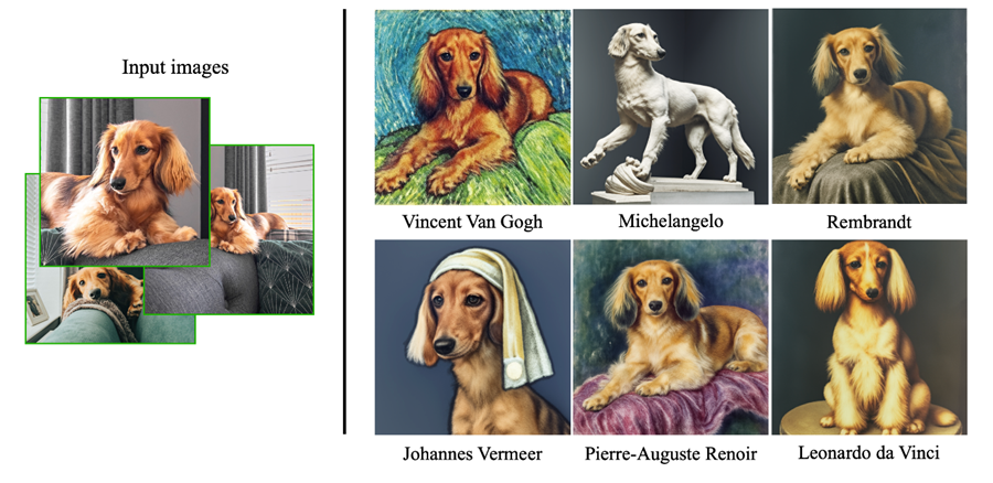 Dog Images to Artis using Dreambooth