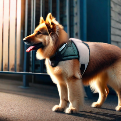  a dog hyperrealistic, full body, detailed clothing, highly detailed, cinematic lighting, stunningly beautiful, intricate, sharp focus, f/1. 8, 85mm, (centered image composition), (professionally color graded), ((bright soft diffused light)), volumetric fog, trending on instagram, trending on tumblr, HDR 4K, 8K