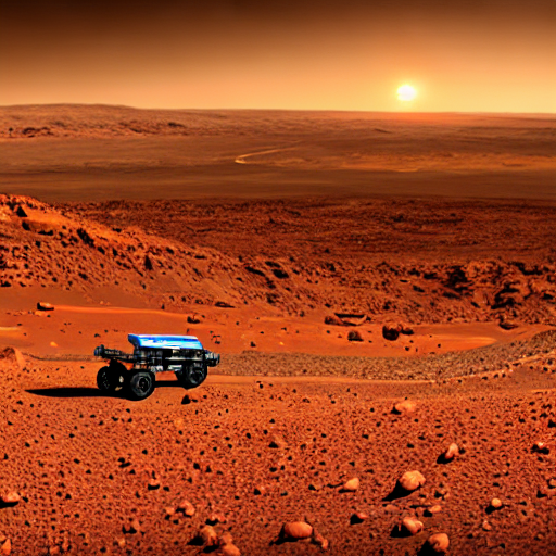  photo of a ultra realistic life on mars