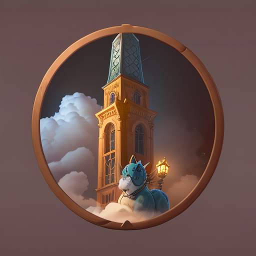  <lora:icon01_:0.7> tower, cartoon, illustration hyperrealistic, full body, detailed clothing, highly detailed, cinematic lighting, stunningly beautiful, intricate, sharp focus, f/1. 8, 85mm, (centered image composition), (professionally color graded), ((bright soft diffused light)), volumetric fog, trending on instagram, trending on tumblr, HDR 4K, 8K