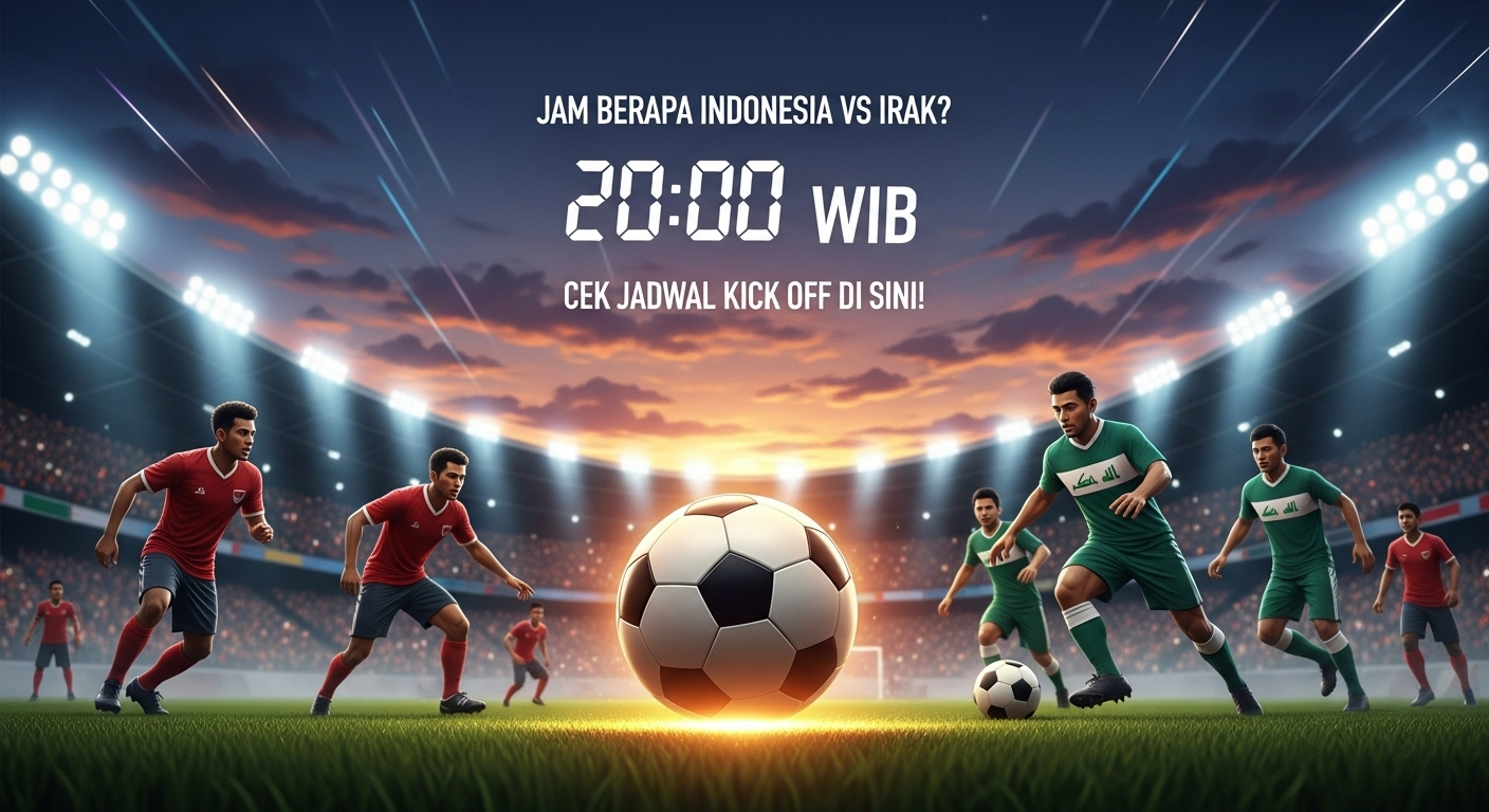 Jam Berapa Indonesia vs Irak? Cek Jadwal Kick Off di Sini!