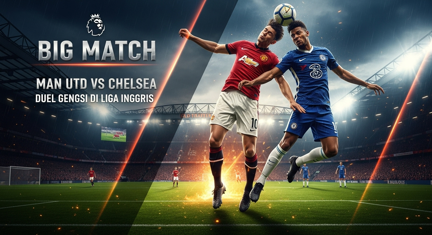 Big Match Man Utd vs Chelsea: Duel Gengsi di Liga Inggris
