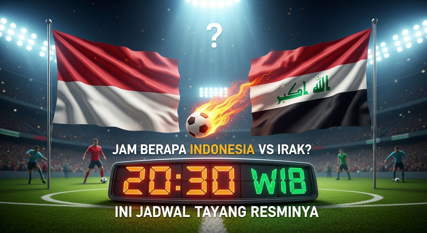Jam Berapa Indonesia vs Irak? Ini Jadwal Tayang Resminya