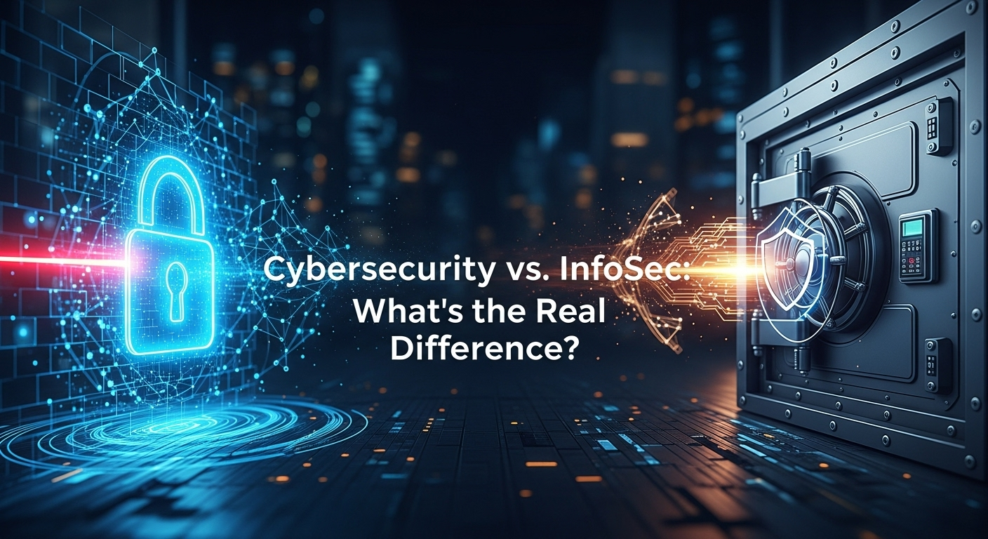 Cybersecurity vs. InfoSec: What's the Real Difference?