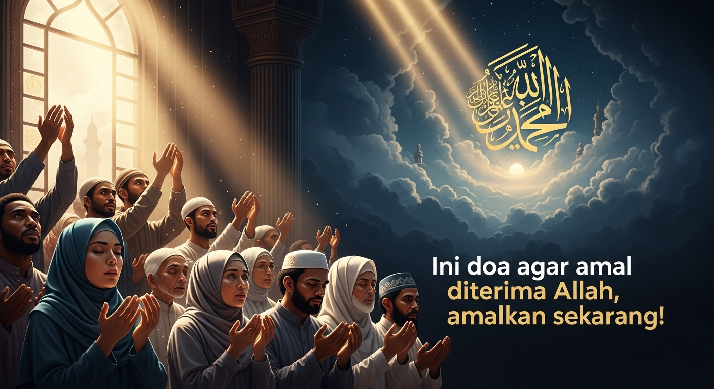 Ini Doa Agar Amal Diterima Allah, Amalkan Sekarang!