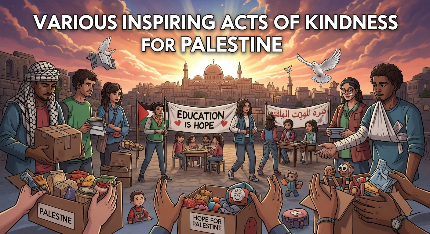 Berbagai Aksi Kebaikan untuk Palestina yang Menginspirasi