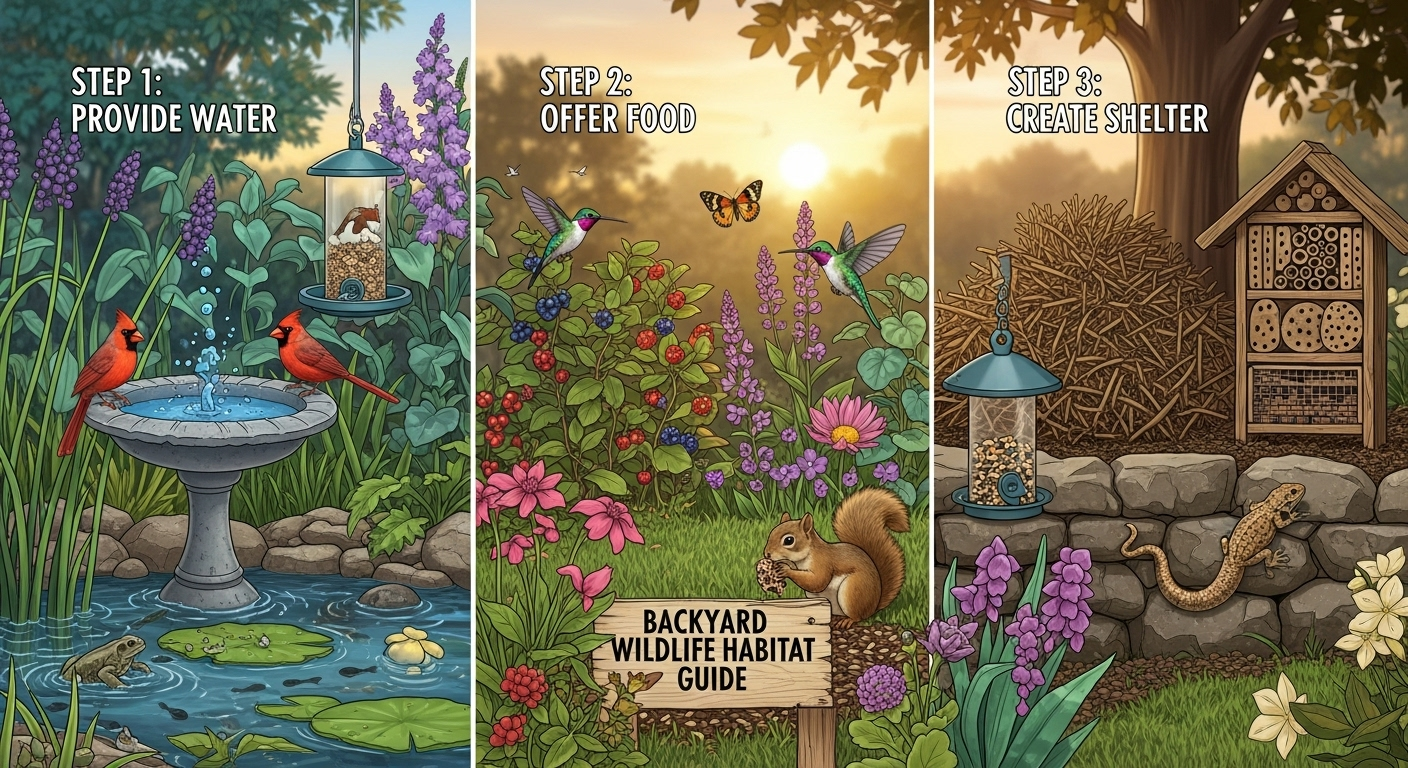 Create a Backyard Wildlife Habitat: A Step-by-Step Guide