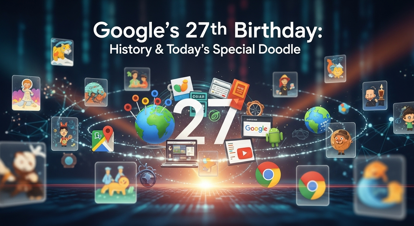 Ulang Tahun ke-27 Google: Sejarah & Doodle Spesial Hari Ini