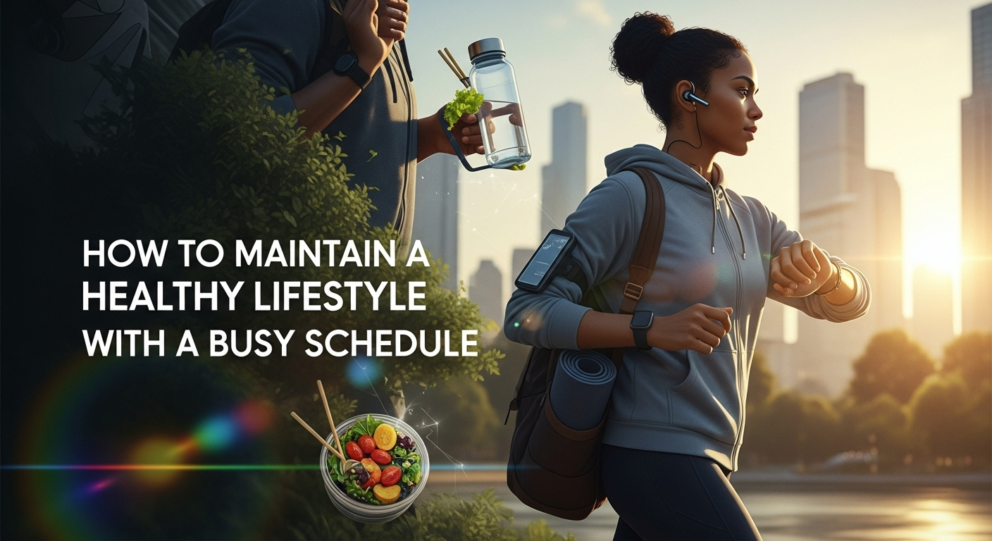 How to Maintain a Healthy Lifestyle with a Busy Schedule