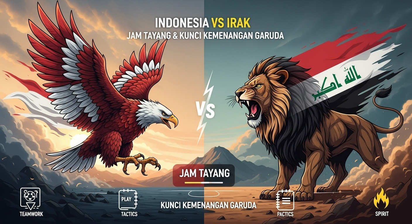 Indonesia vs Irak: Jam Tayang & Kunci Kemenangan Garuda