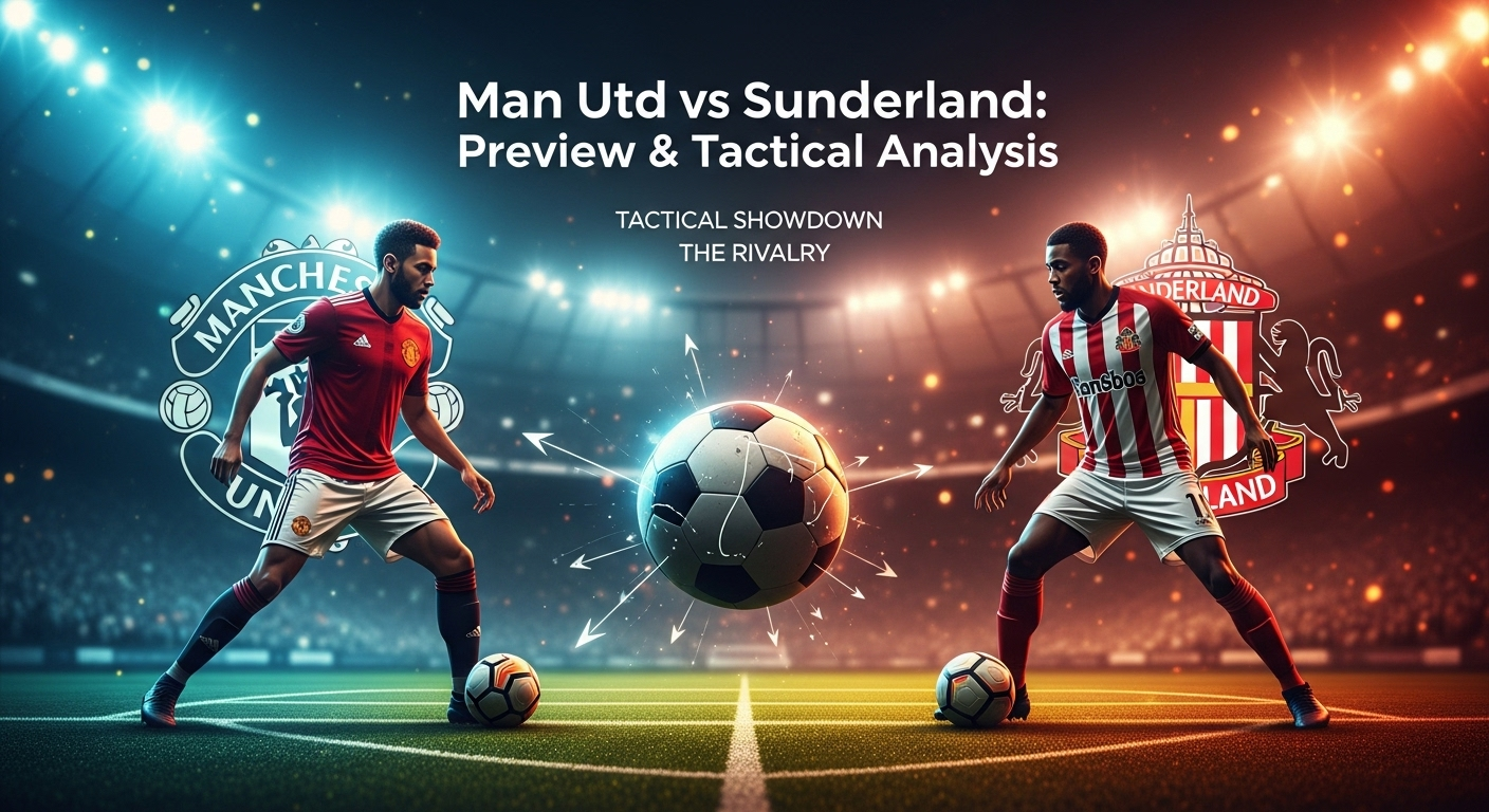 Man Utd vs Sunderland: Preview & Analisis Taktik Kedua Tim