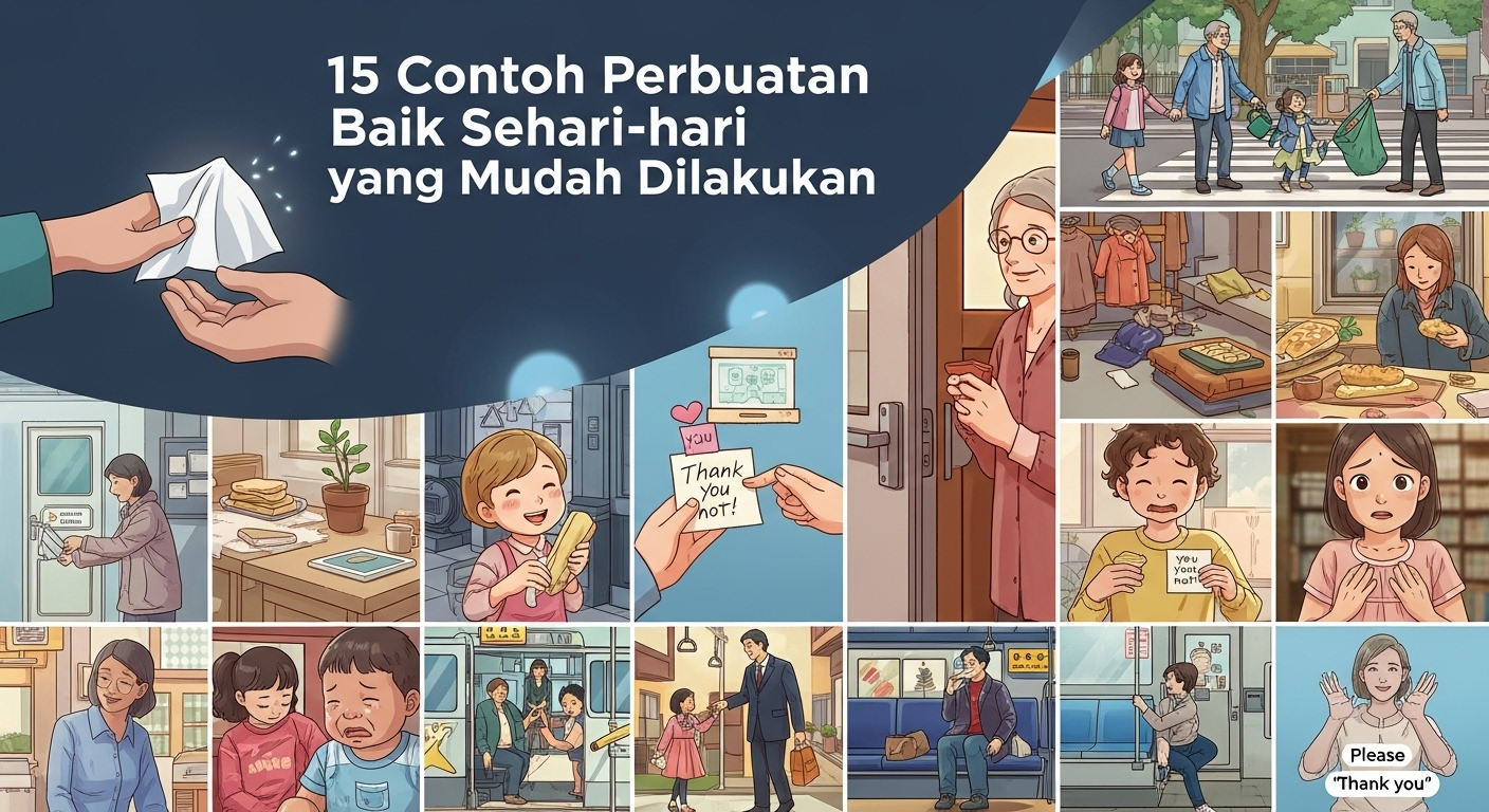 15 Contoh Perbuatan Baik Sehari-hari yang Mudah Dilakukan