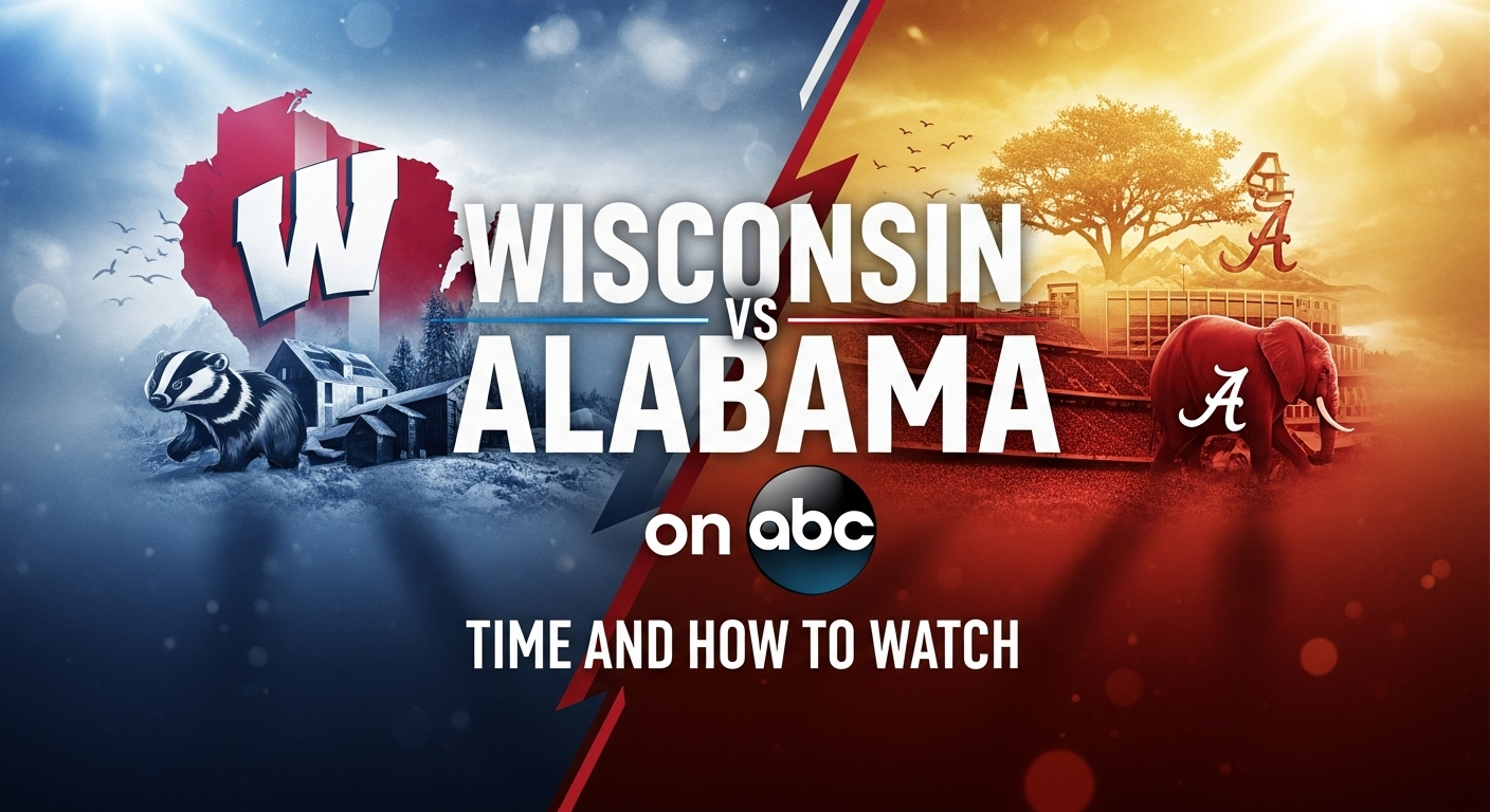 Wisconsin vs Alabama on ABC: Time and how to watch