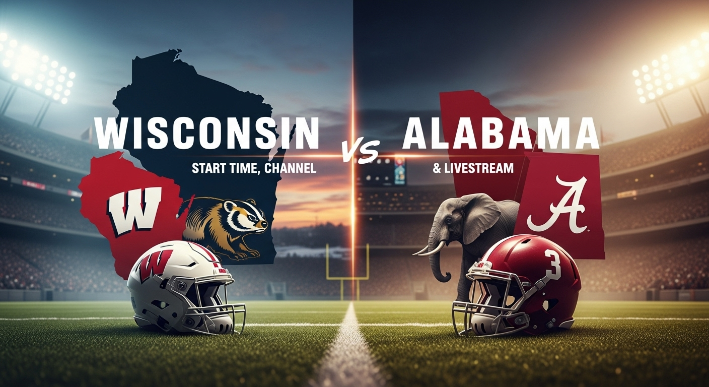 Wisconsin vs Alabama: Start Time, Channel & Livestream