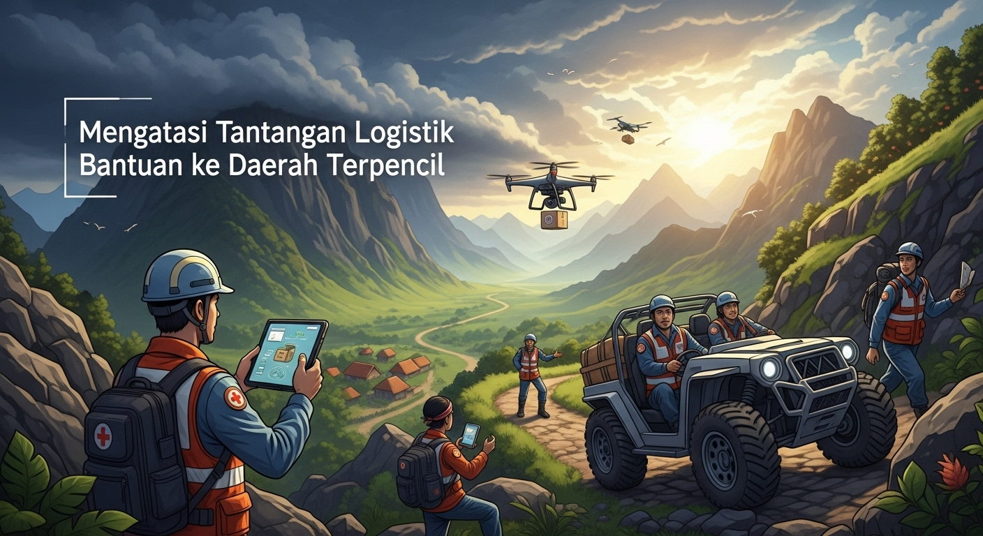 Atasi Tantangan Logistik Bantuan ke Daerah Terpencil