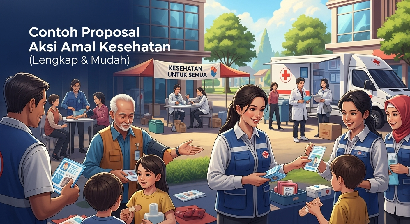 Contoh Proposal Aksi Amal Kesehatan (Lengkap & Mudah)