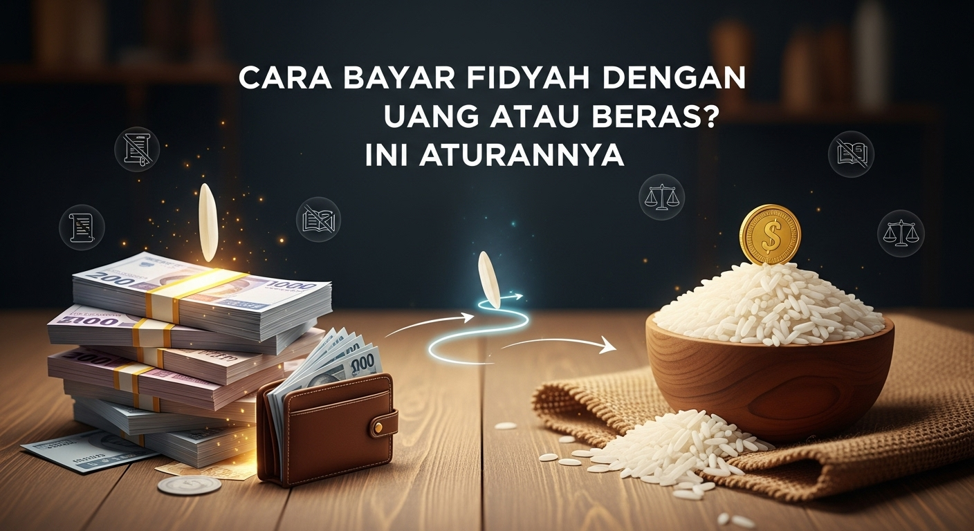 Cara Bayar Fidyah dengan Uang atau Beras? Ini Aturannya
