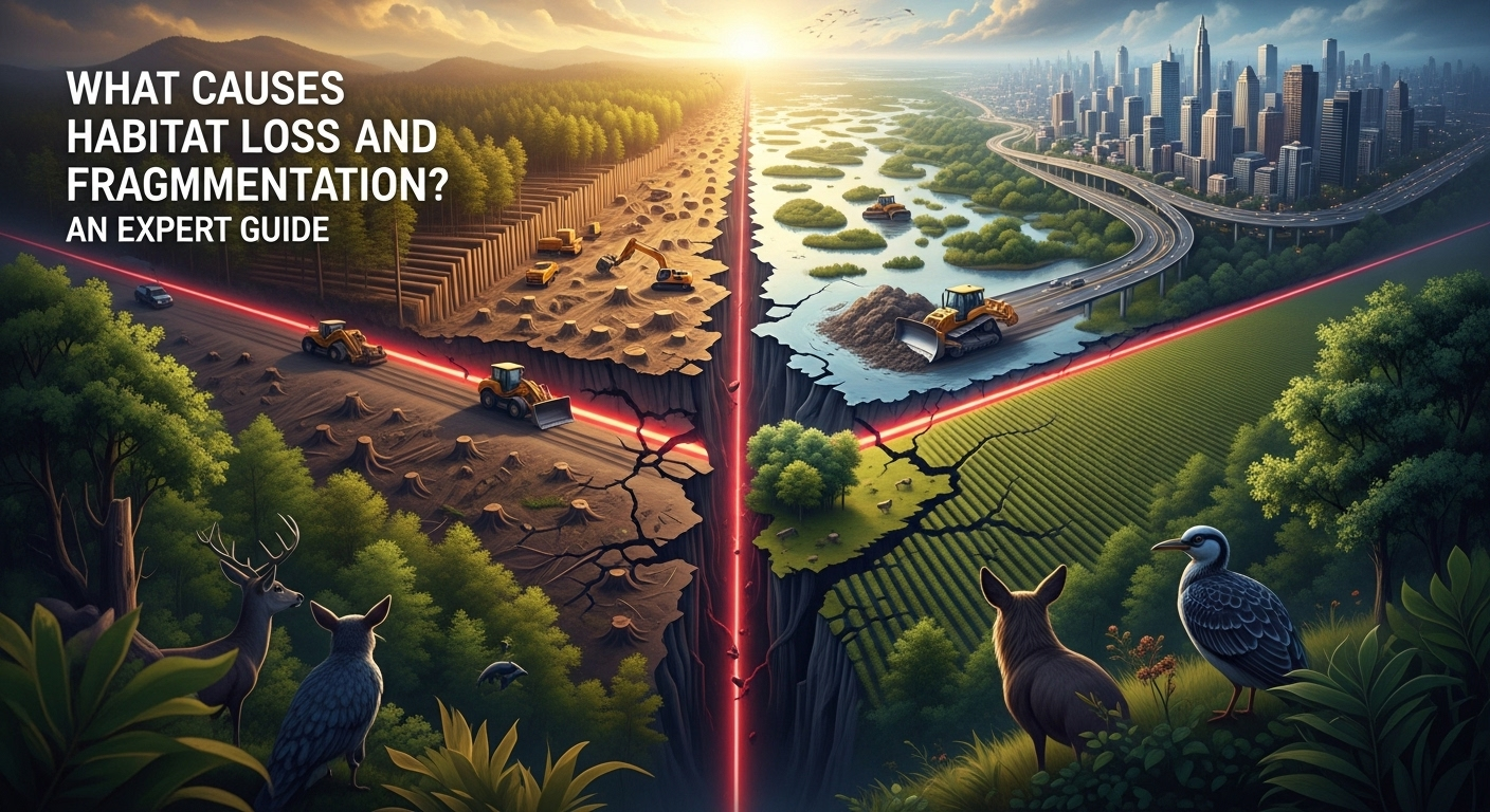 What Causes Habitat Loss and Fragmentation? An Expert Guide