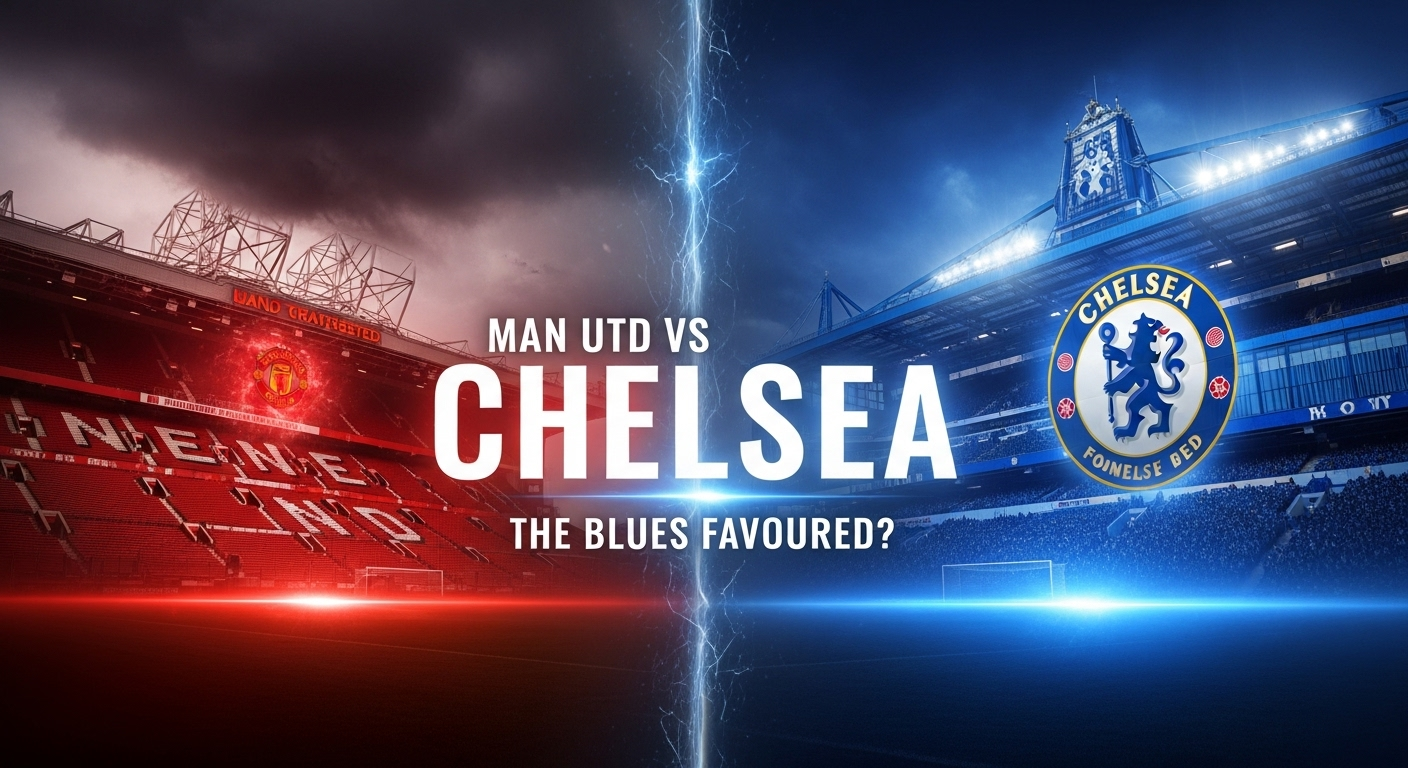 Prediksi Man Utd vs Chelsea: The Blues Lebih Diunggulkan?