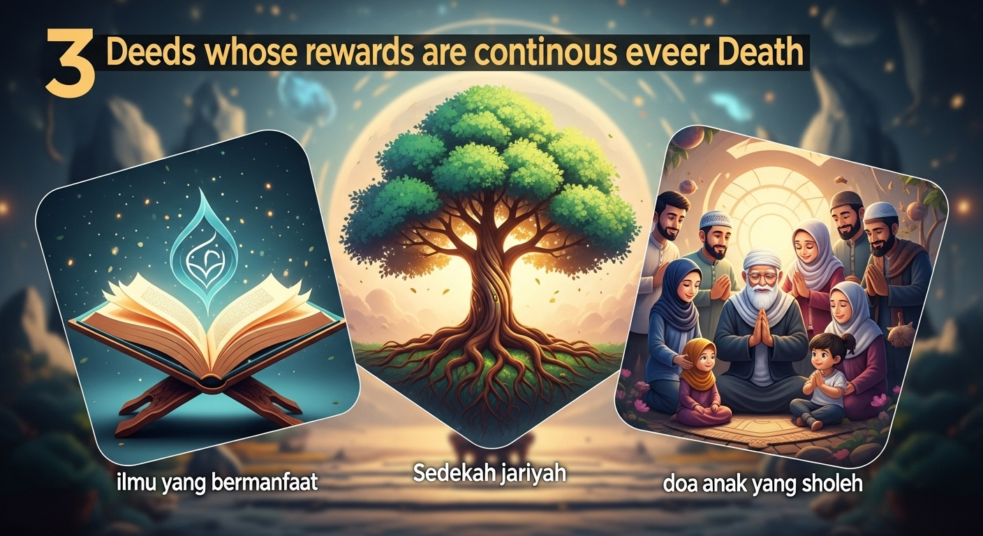 3 Amal yang Pahalanya Tidak Terputus Meski Sudah Wafat