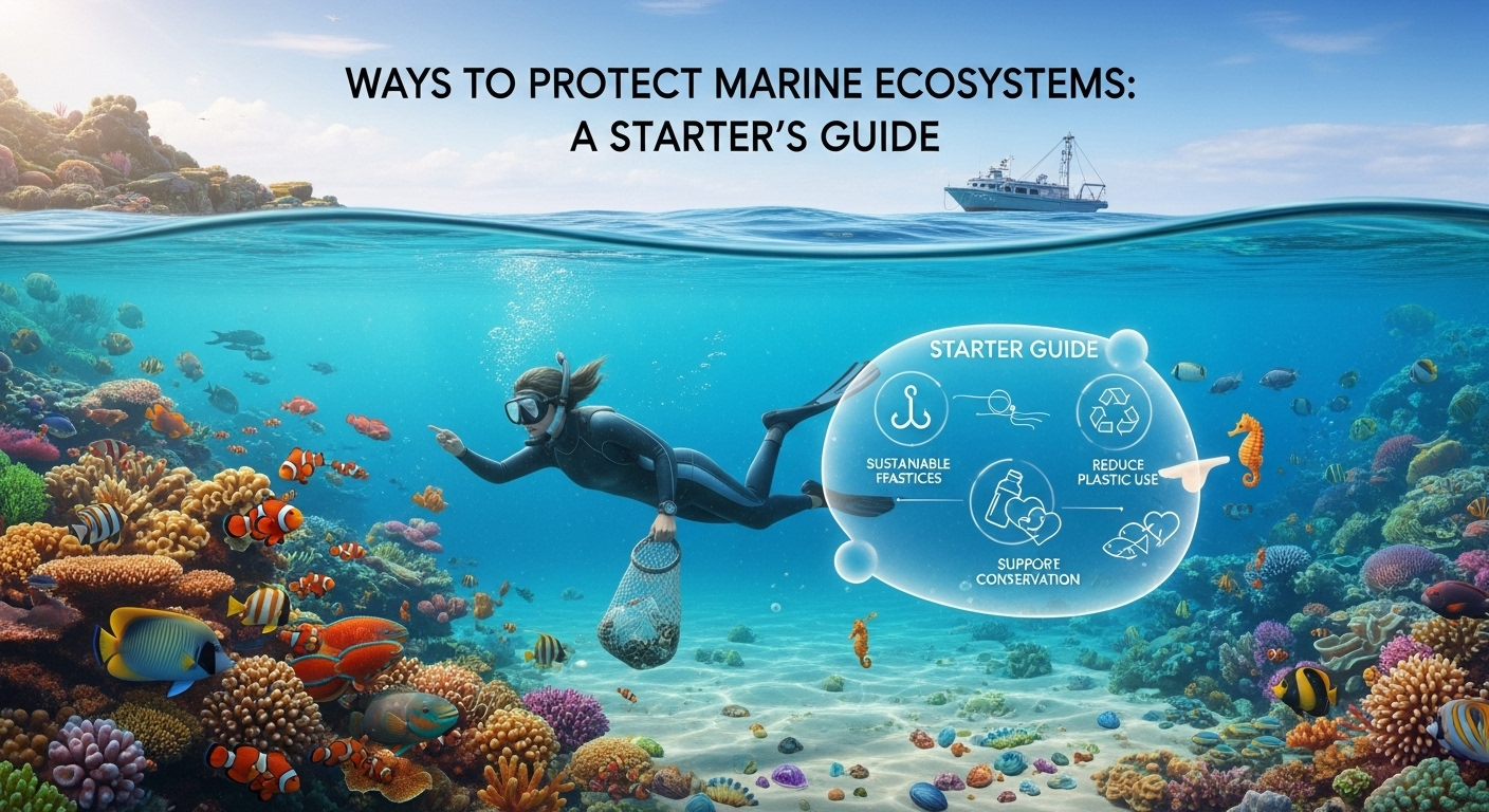 Ways to Protect Marine Ecosystems: A Starter's Guide