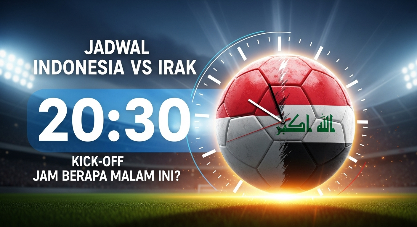Jadwal Indonesia vs Irak: Kick-off Jam Berapa Malam Ini?