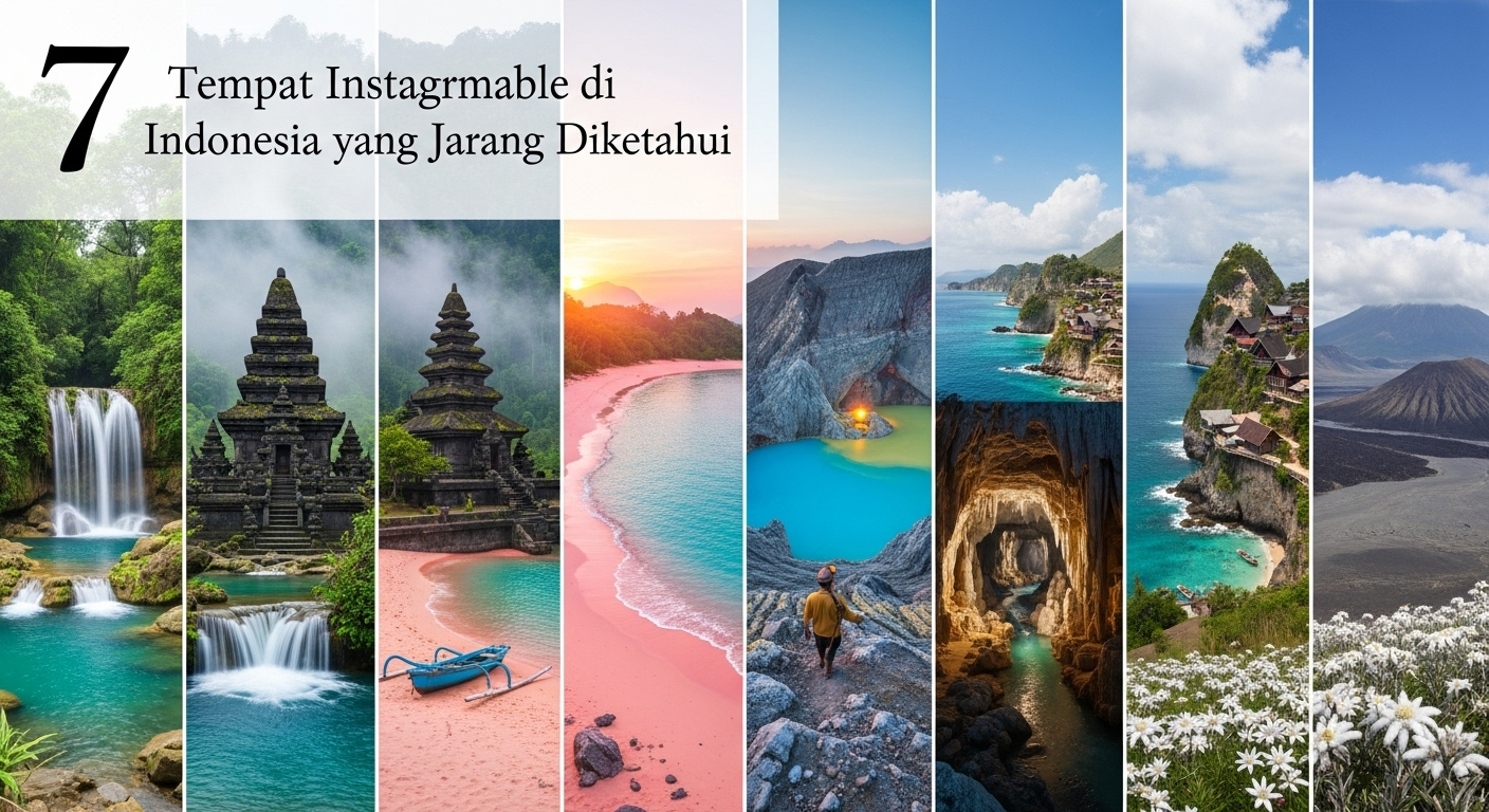 7 Tempat Instagramable di Indonesia yang Jarang Diketahui