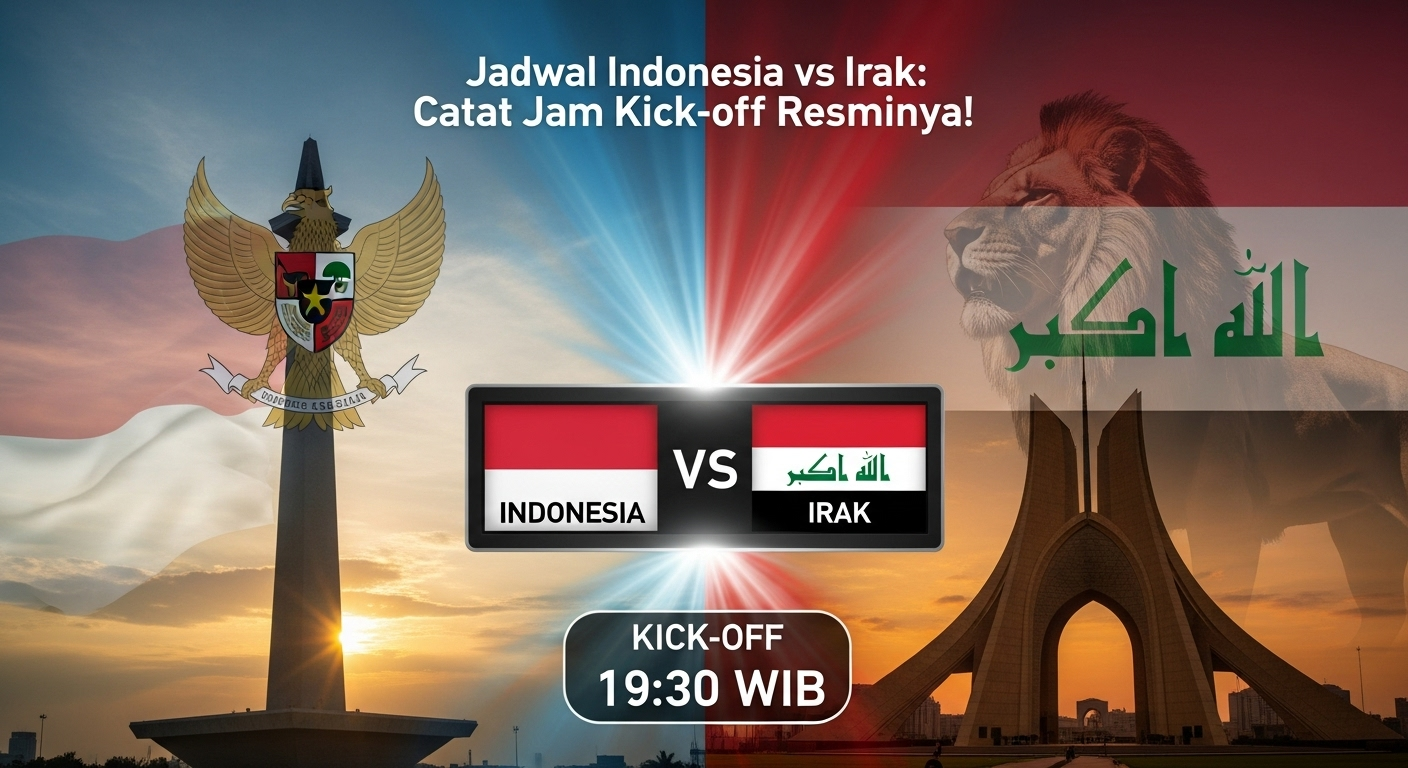 Jadwal Indonesia vs Irak: Catat Jam Kick-off Resminya!