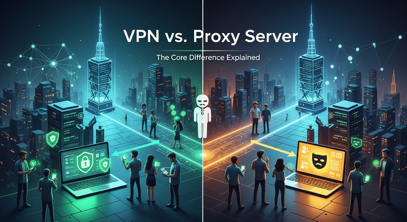 VPN vs. Proxy Server: The Core Difference Explained
