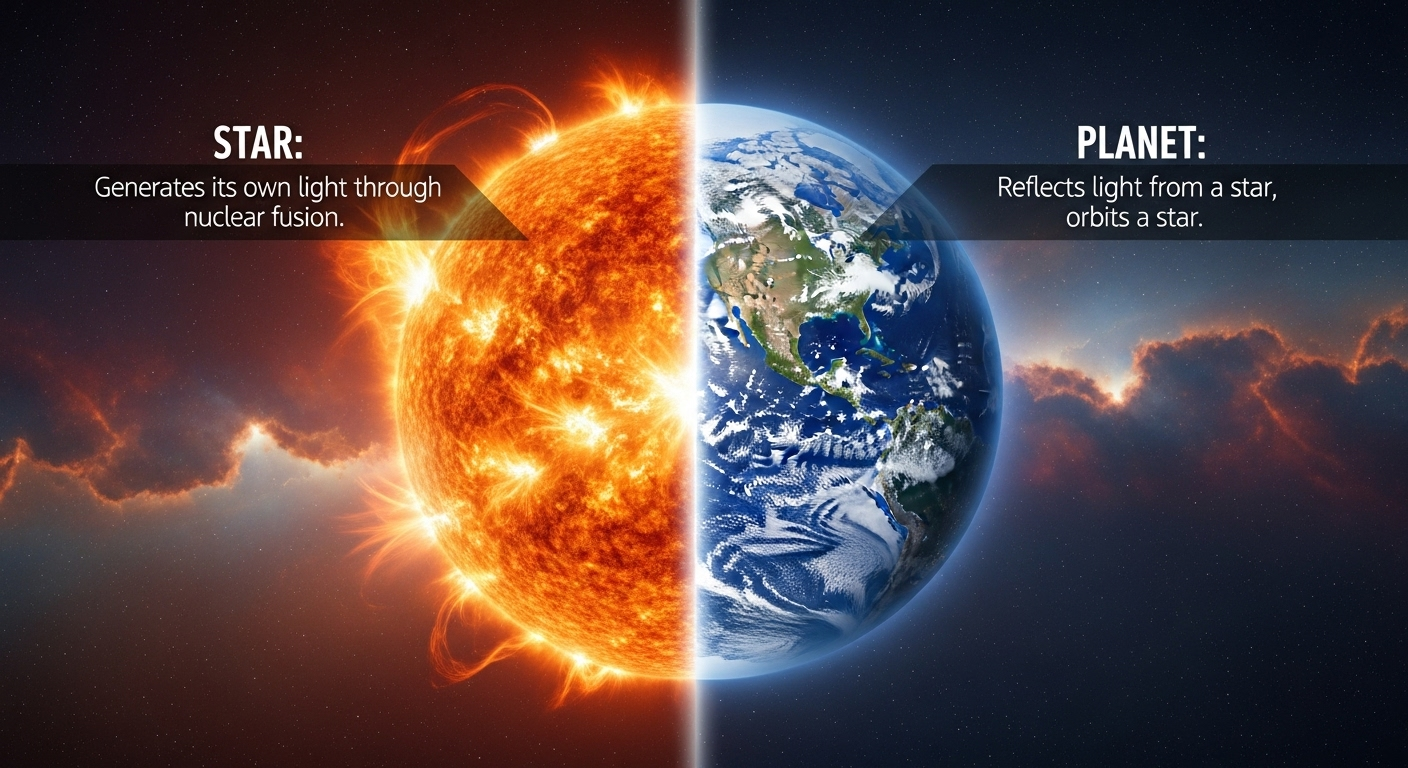 The Difference Between a Star and a Planet Explained