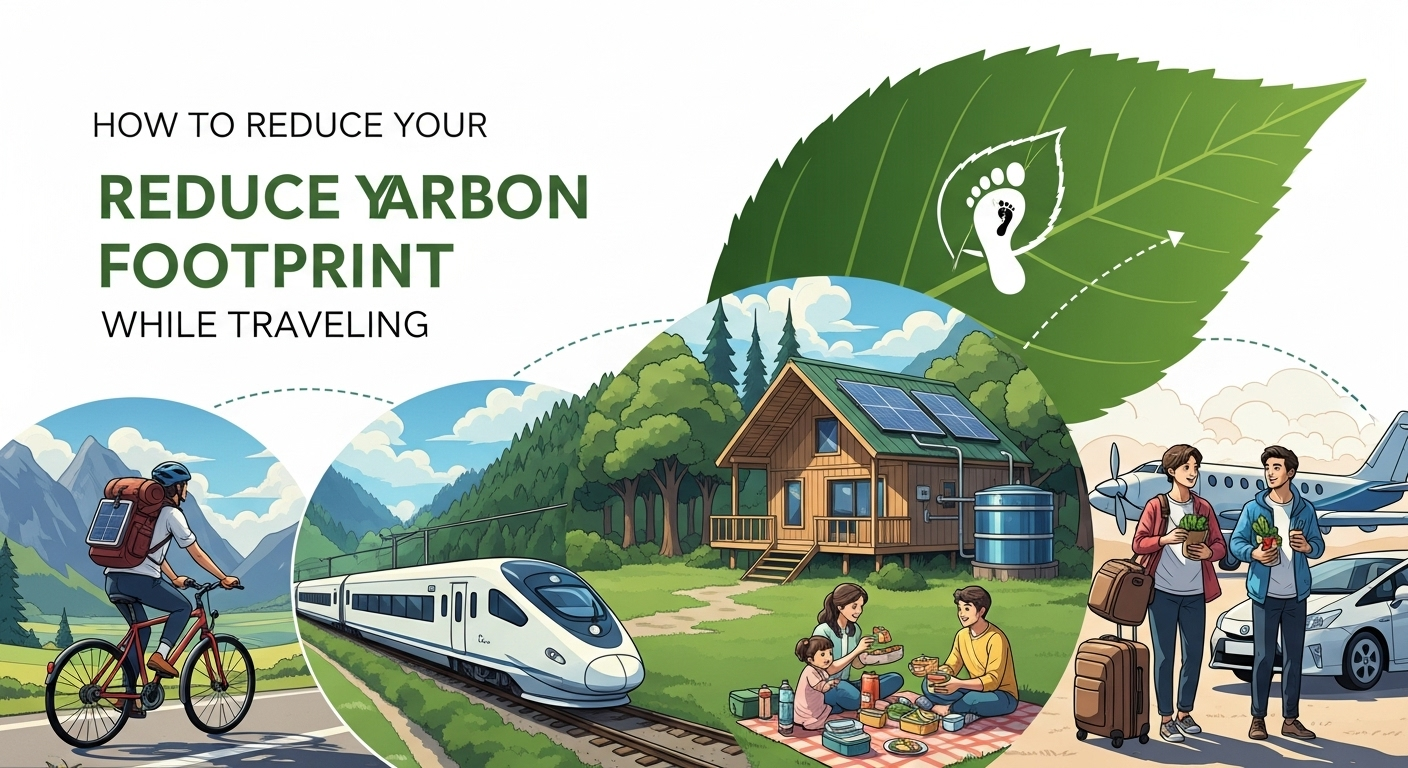 How to Reduce Your Carbon Footprint While Traveling