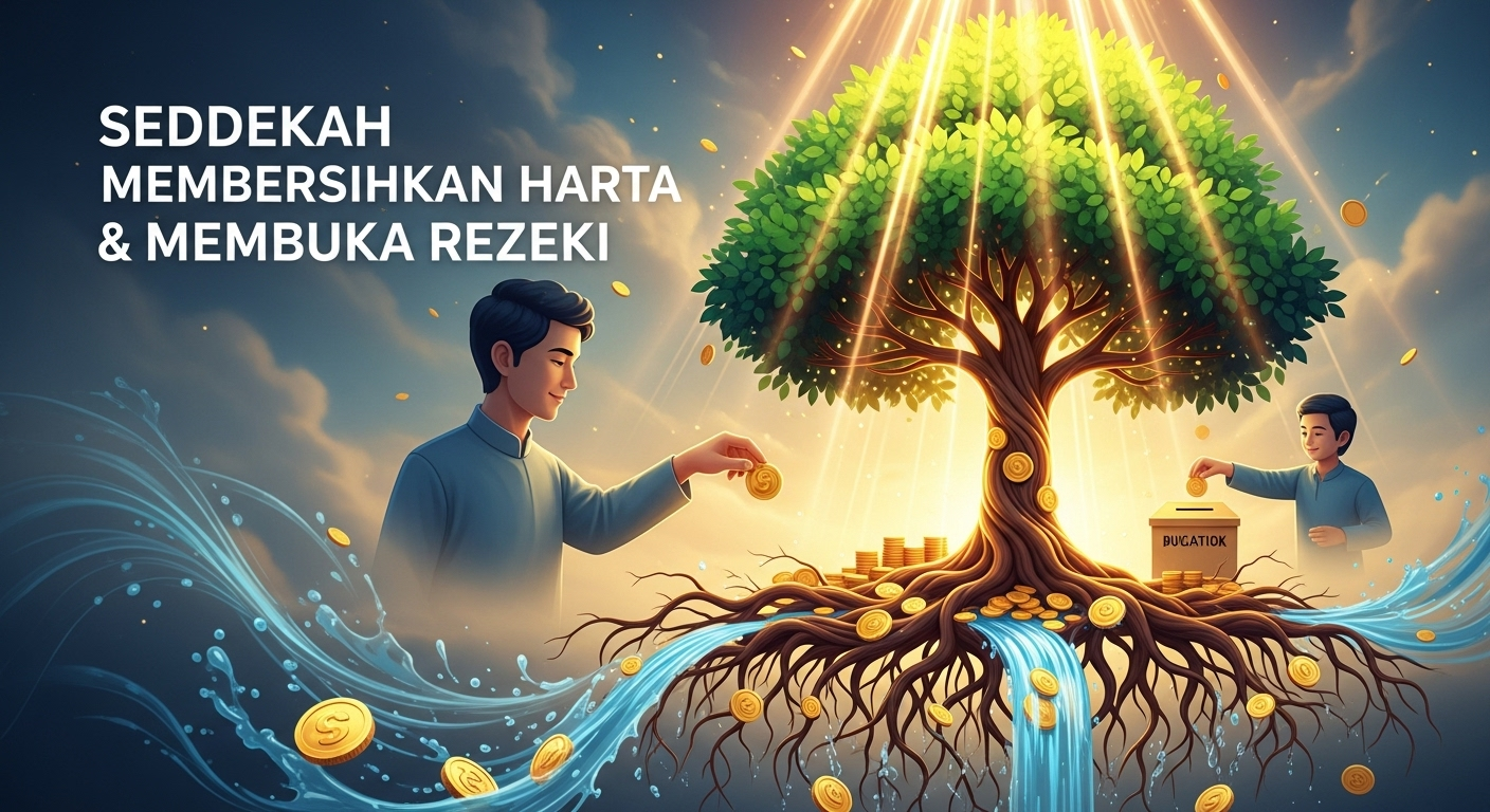 Manfaat Sedekah Guna Membersihkan Harta & Membuka Rezeki