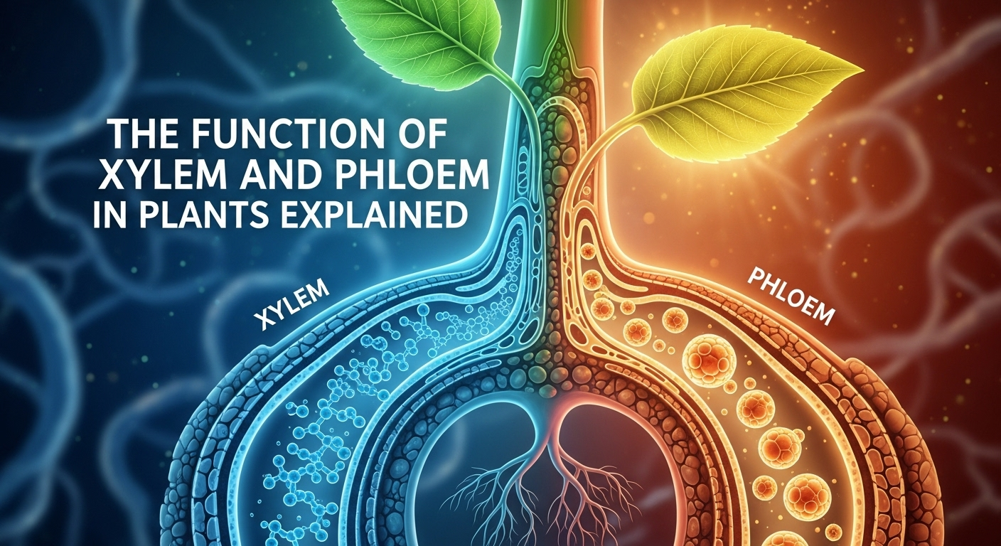 The Function of Xylem and Phloemin Plants Explained
