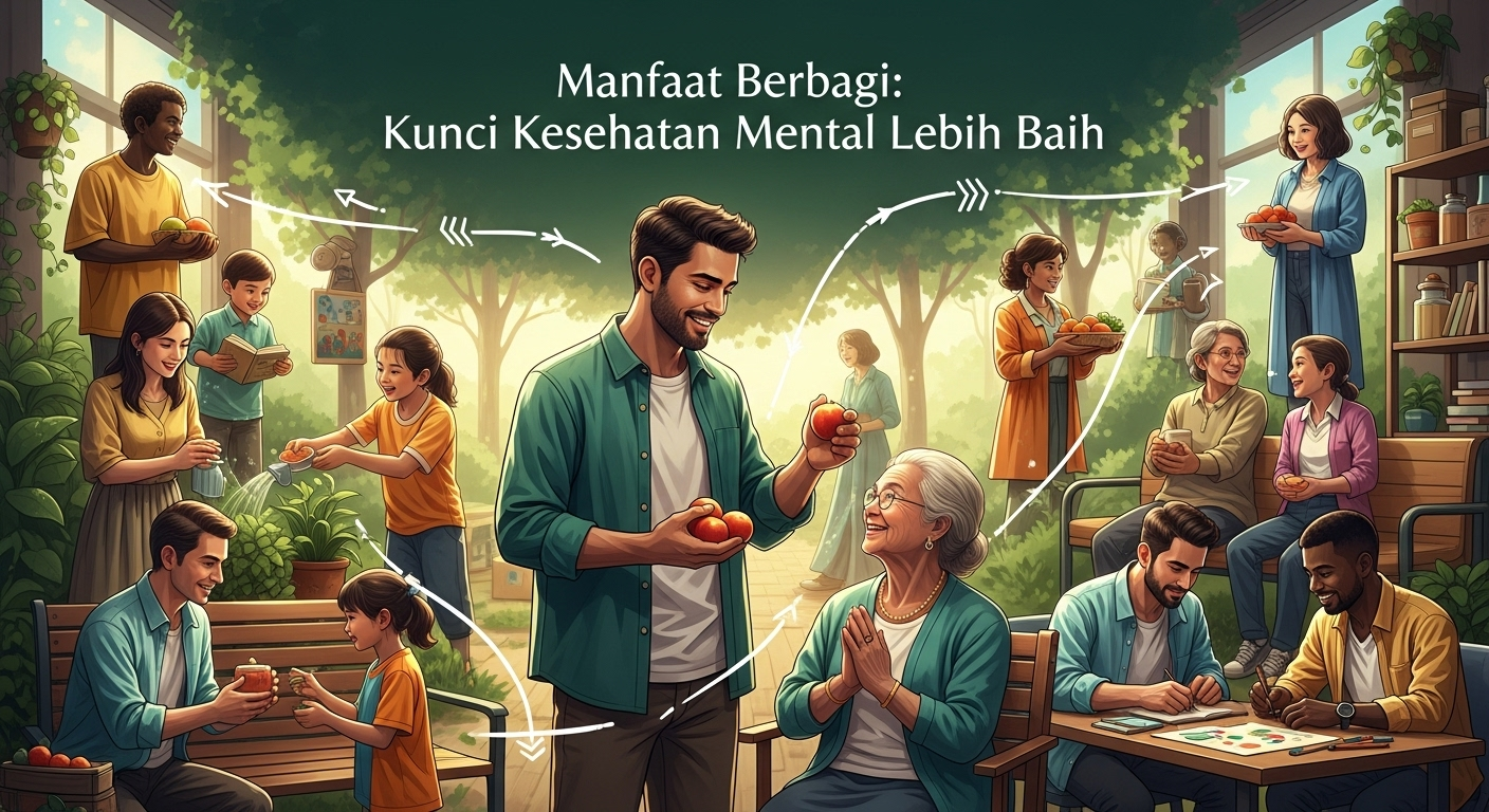 Manfaat Berbagi: Kunci Kesehatan Mental Lebih Baik
