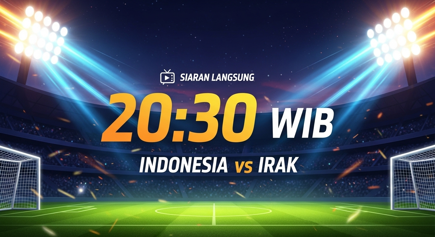 Jam Berapa Indonesia vs Irak? Cek Jadwal Siaran Langsung