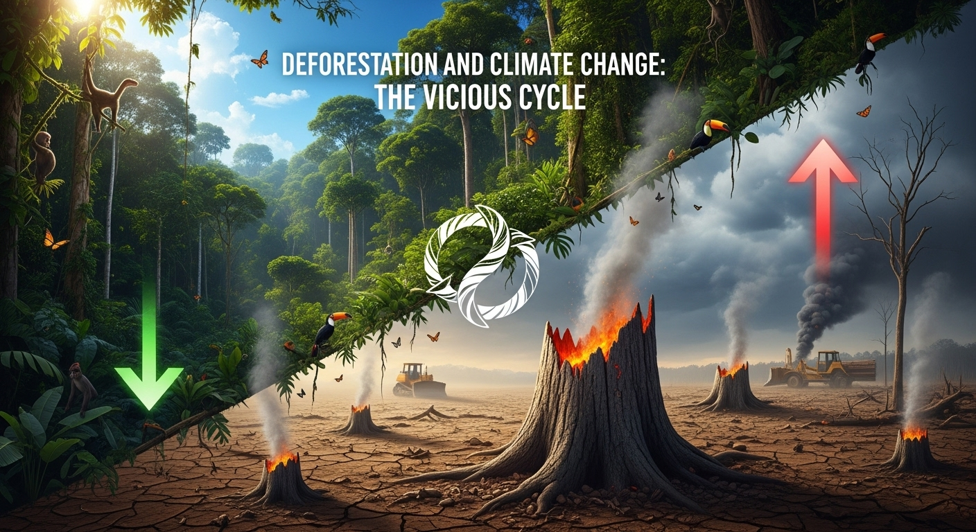 Deforestation and Climate Change: The Vicious Cycle