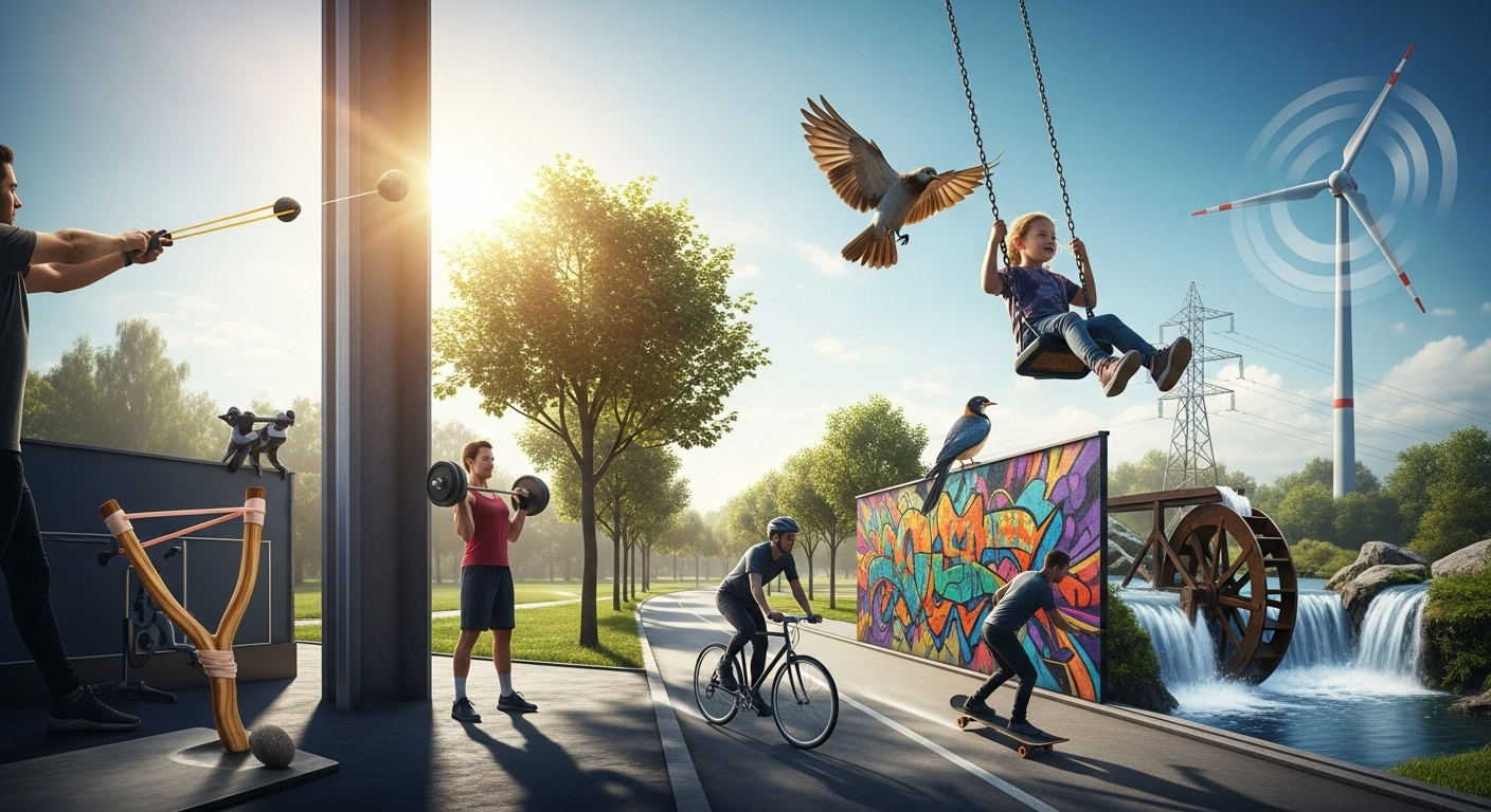 Kinetic and Potential Energy Examples in Daily Life