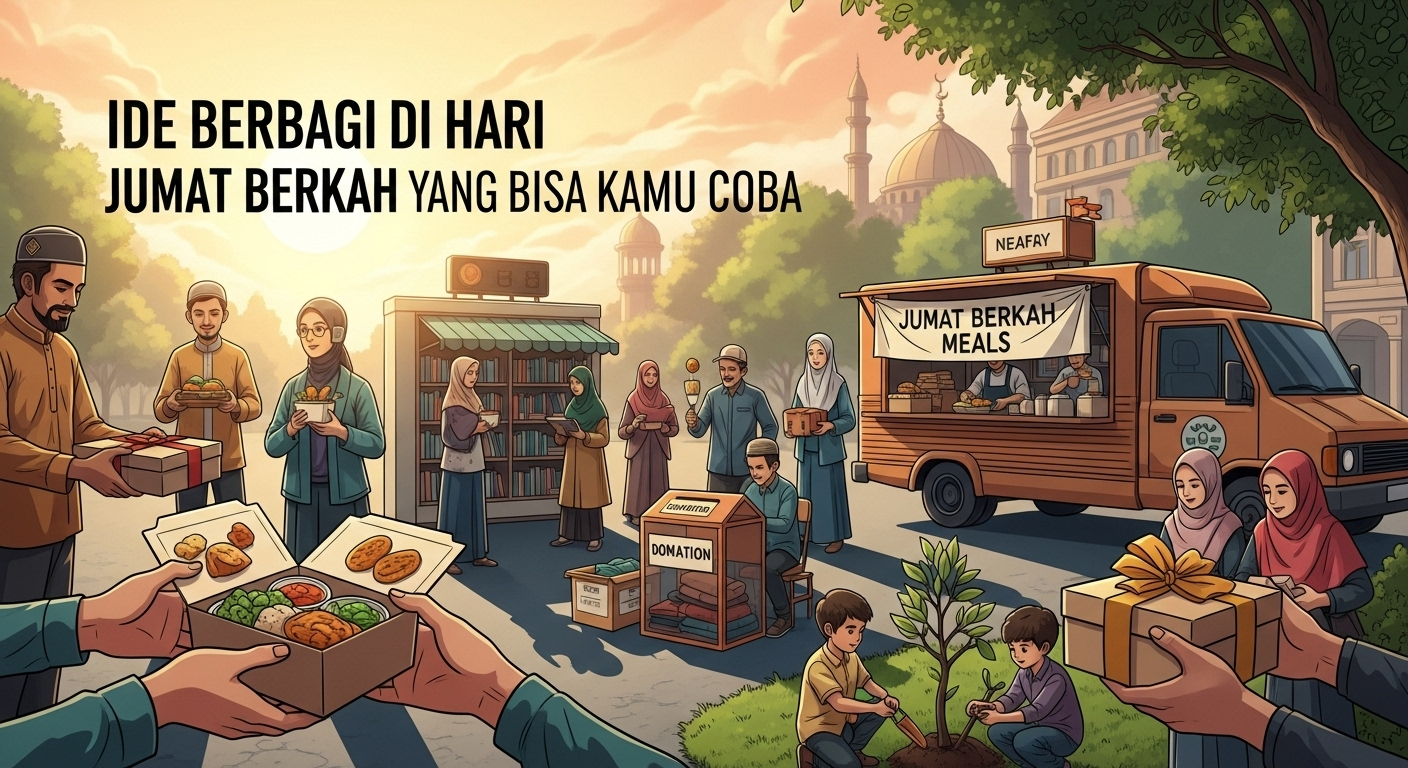 Ide Berbagi di Hari Jumat Berkah yang Bisa Kamu Coba