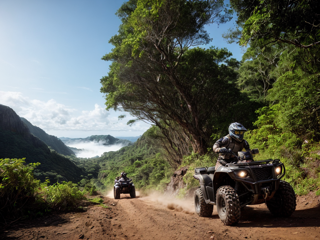 ATV Riding Through the Hills and Jungles of Guam