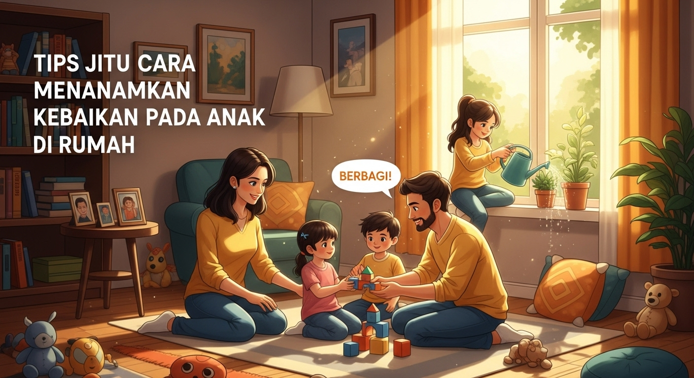 Tips Jitu Cara Menanamkan Kebaikan pada Anak di Rumah