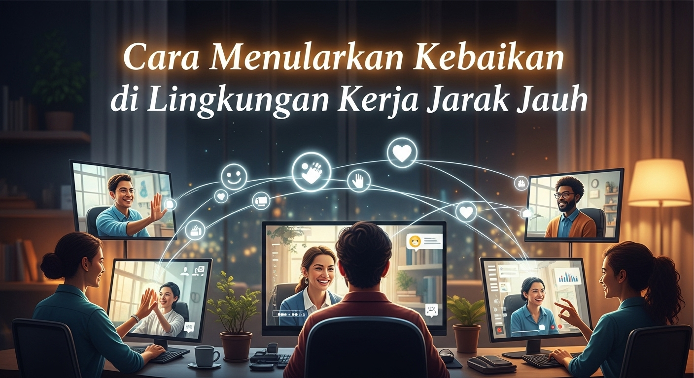 Cara Menularkan Kebaikan di Lingkungan Kerja Jarak Jauh