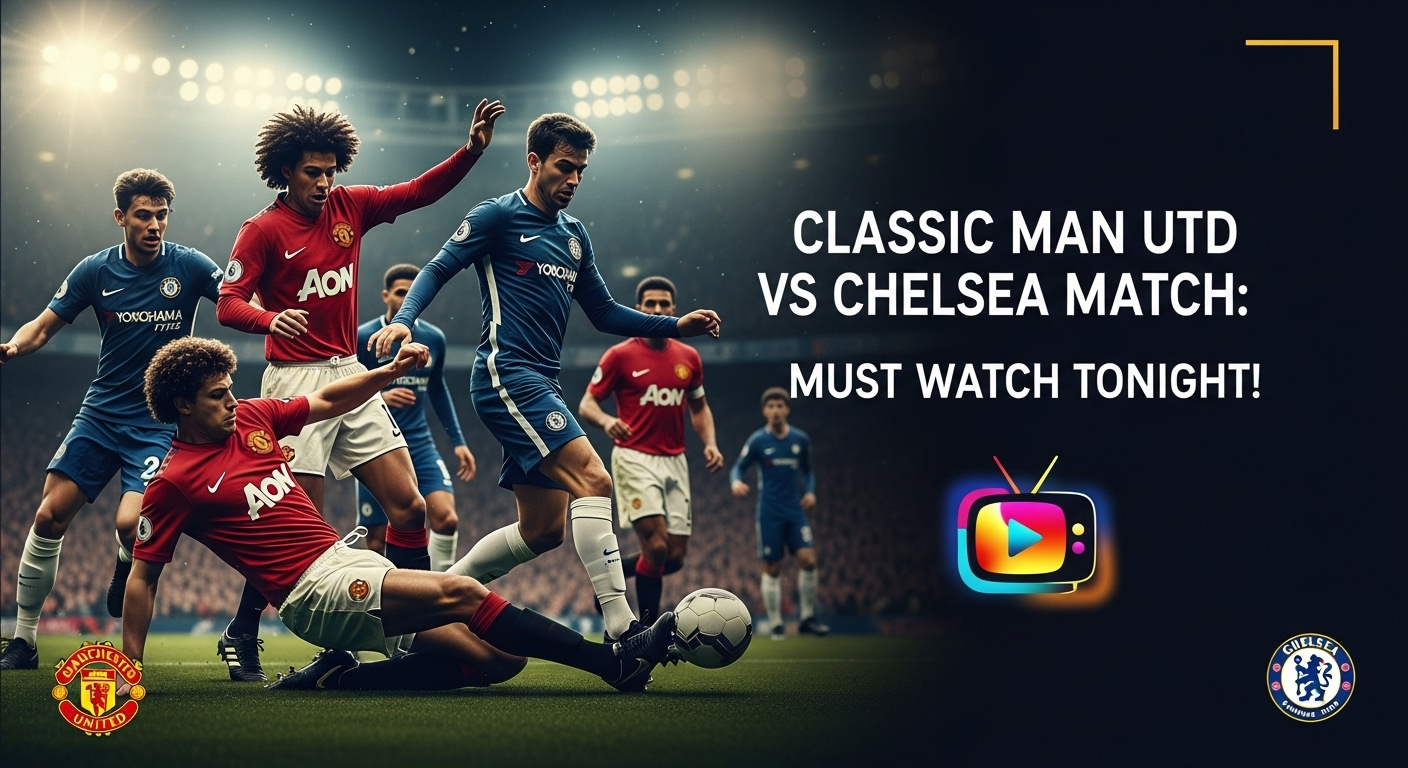 Laga Klasik Man Utd vs Chelsea: Wajib Tonton Malam Ini!