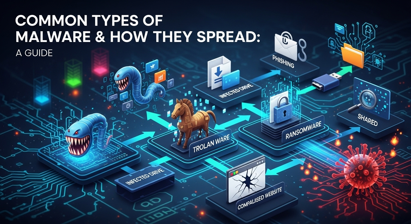 Common Types of Malware & How They Spread: A Guide