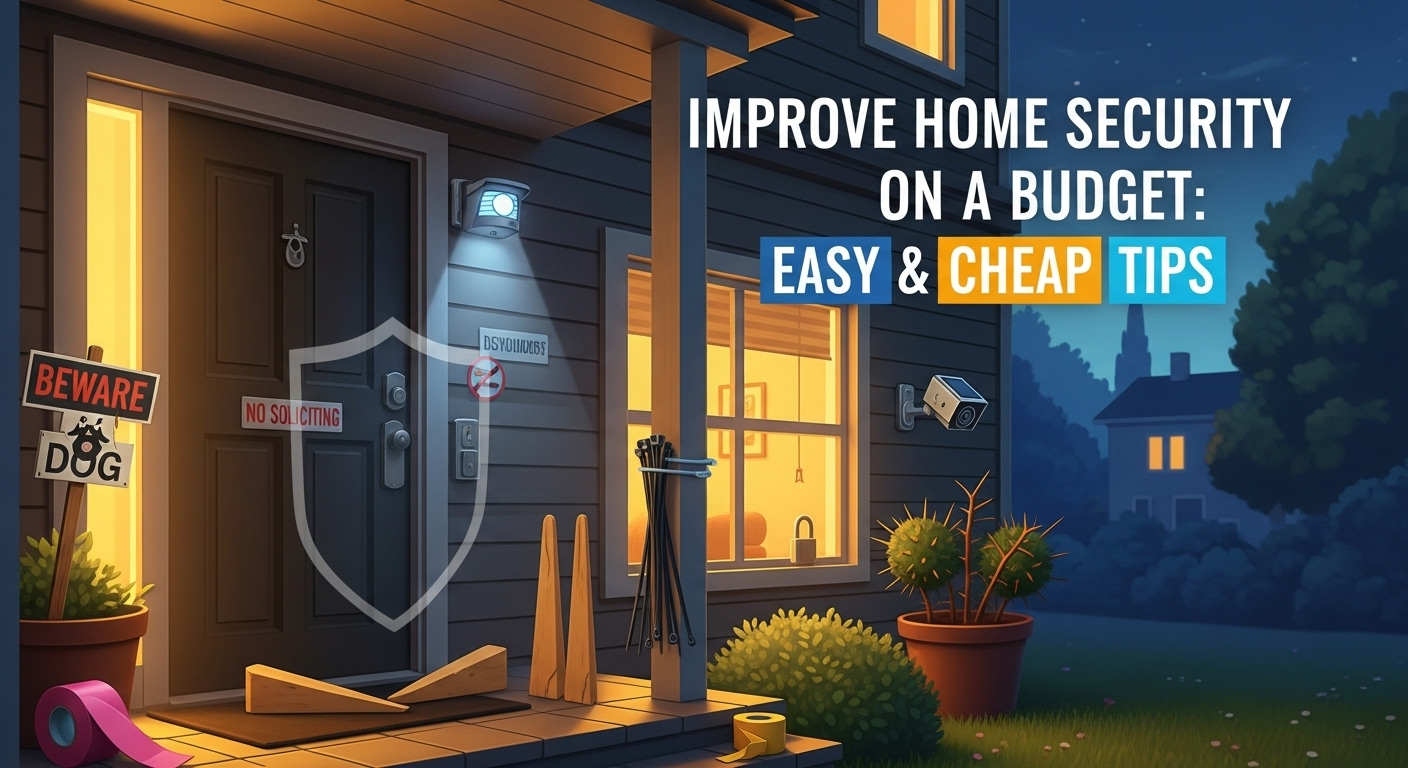 Improve Home Security on a Budget: Easy & Cheap Tips