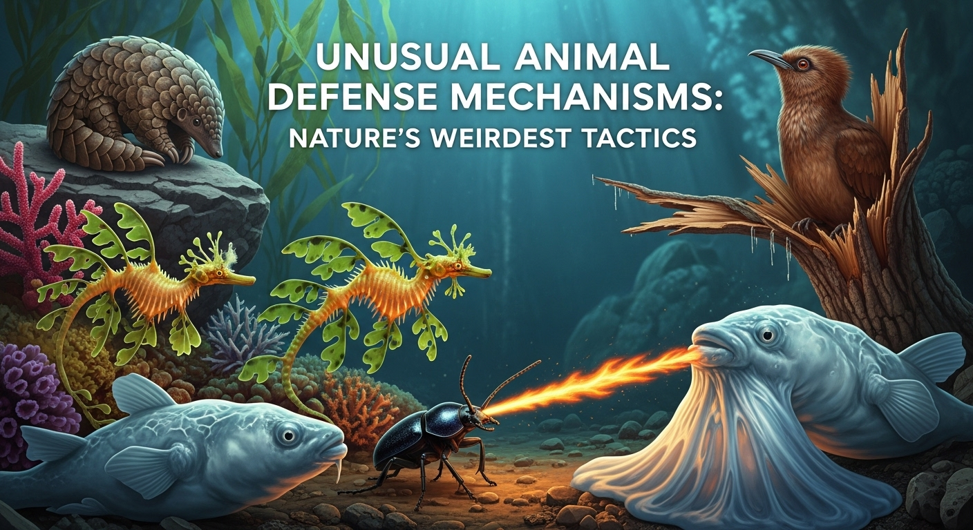Unusual Animal Defense Mechanisms: Nature’s Weirdest Tactics