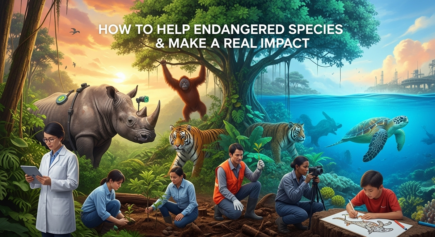 How to Help Endangered Species & Make a Real Impact