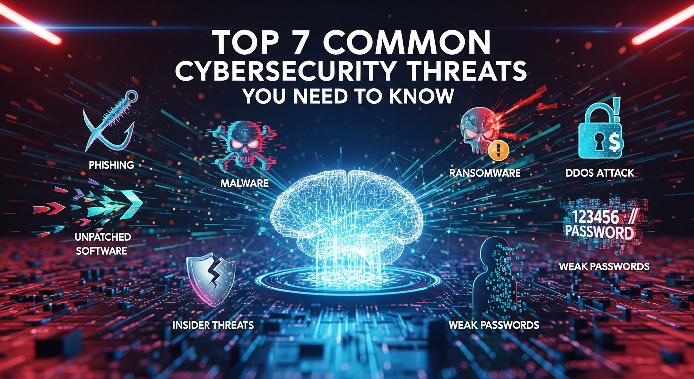 Top 7 Common Cybersecurity Threats You Need to Know