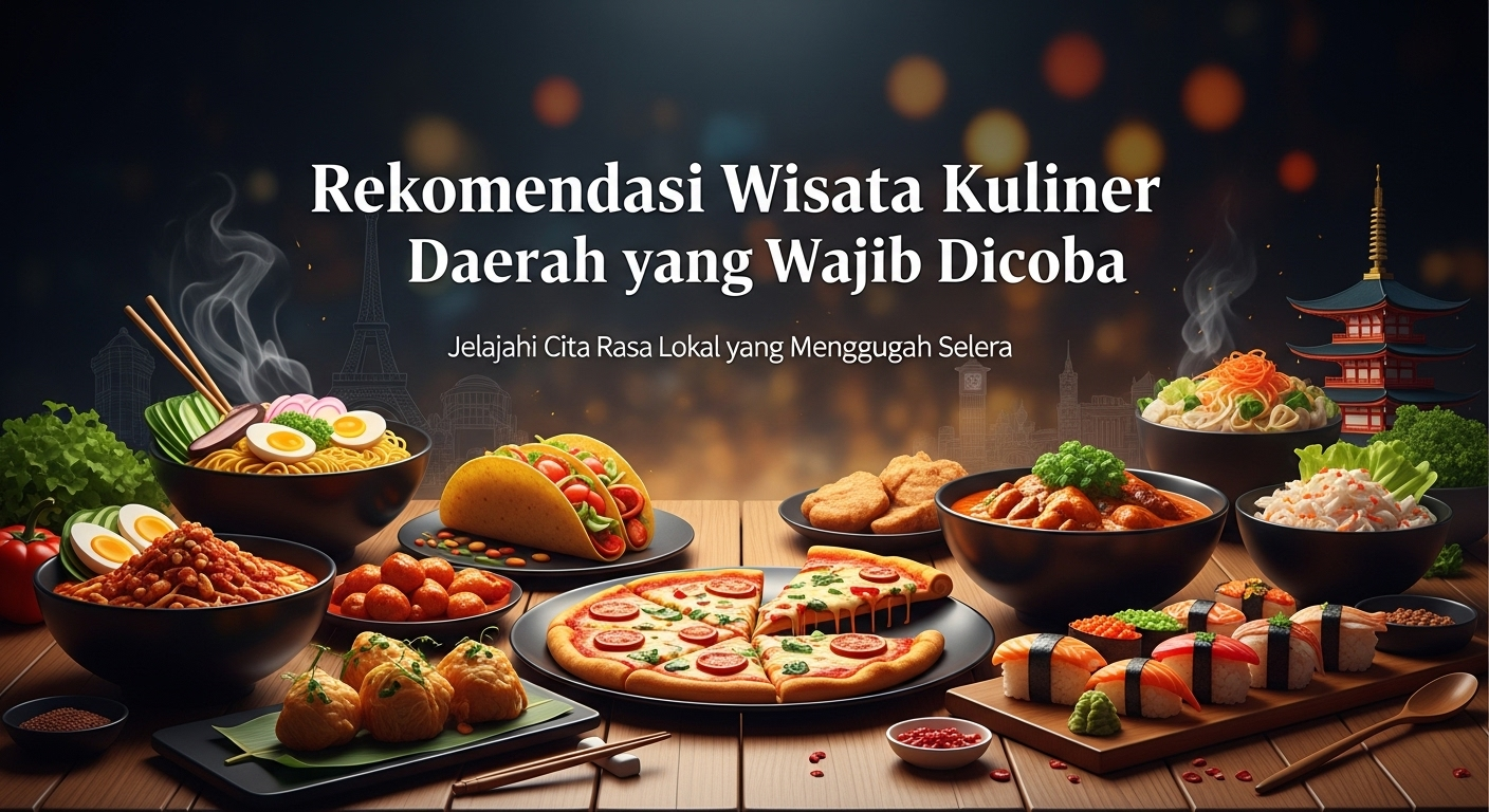 Rekomendasi Wisata Kuliner Khas Daerah yang Wajib Dicoba