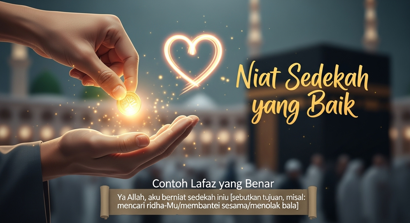 Niat Sedekah yang Baik dan Contoh Lafaz yang Benar