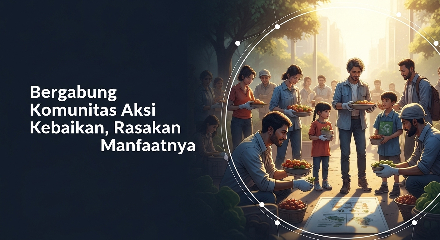 Bergabung Komunitas Aksi Kebaikan, Rasakan Manfaatnya